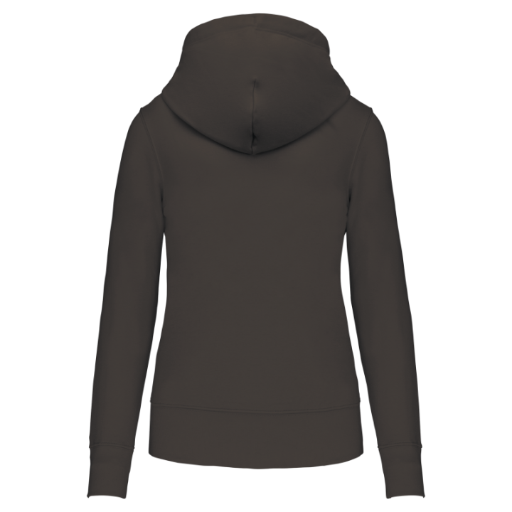 Sweat-shirt à capuche femme tissu écoresponsable