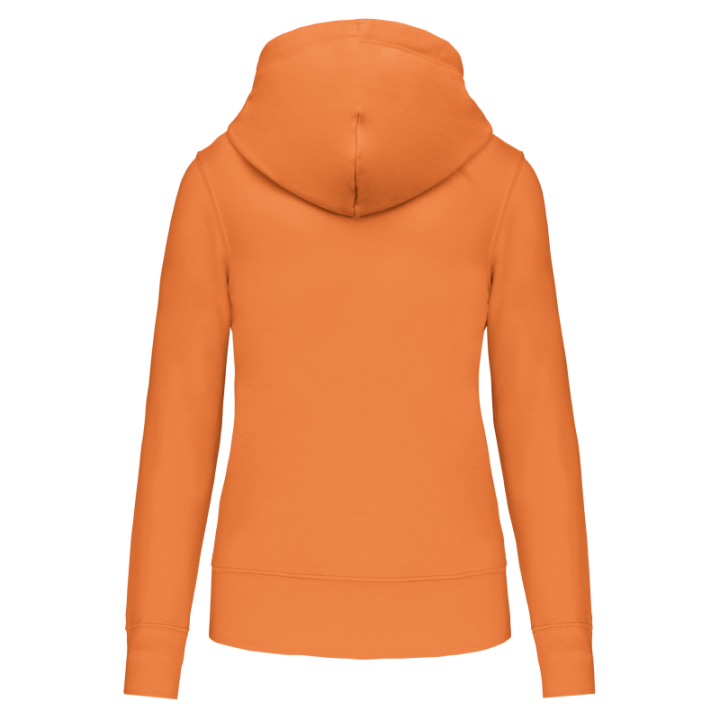 Sweat-shirt à capuche femme tissu écoresponsable