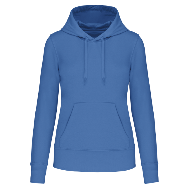 Sweat-shirt à capuche femme tissu écoresponsable