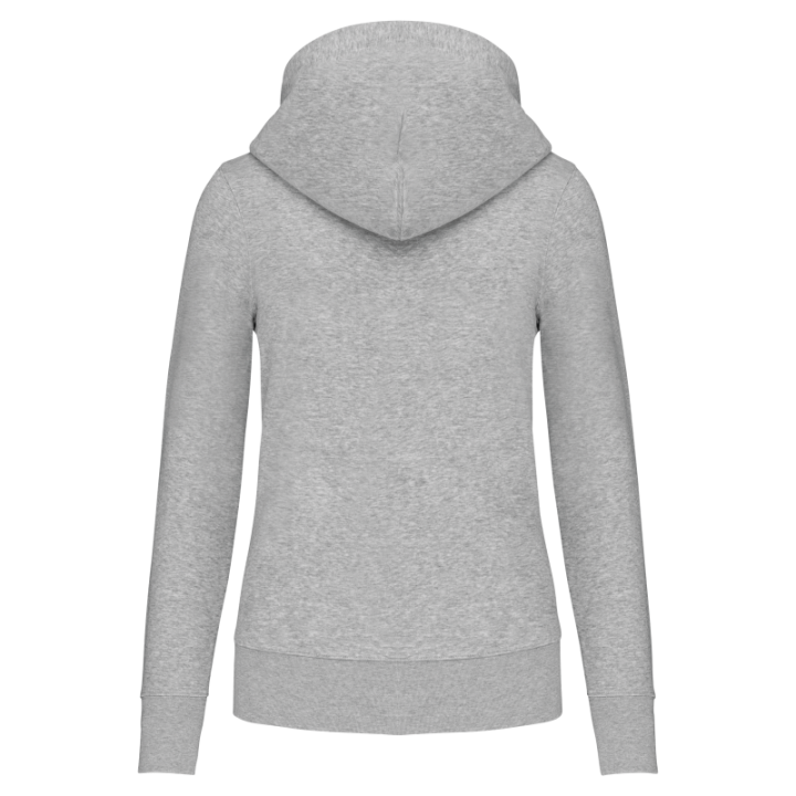 Sweat-shirt à capuche femme tissu écoresponsable