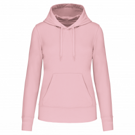 Sweat-shirt à capuche femme tissu écoresponsable