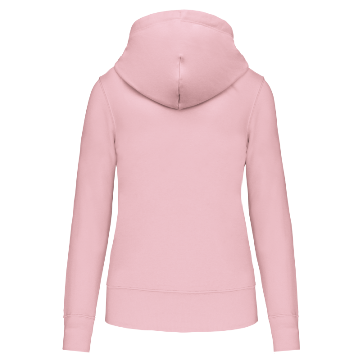 Sweat-shirt à capuche femme tissu écoresponsable