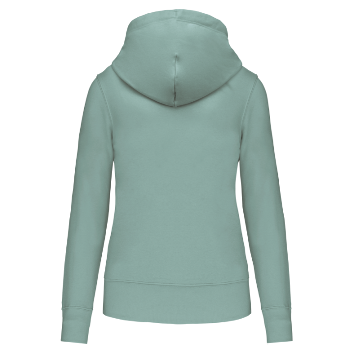 Sweat-shirt à capuche femme tissu écoresponsable