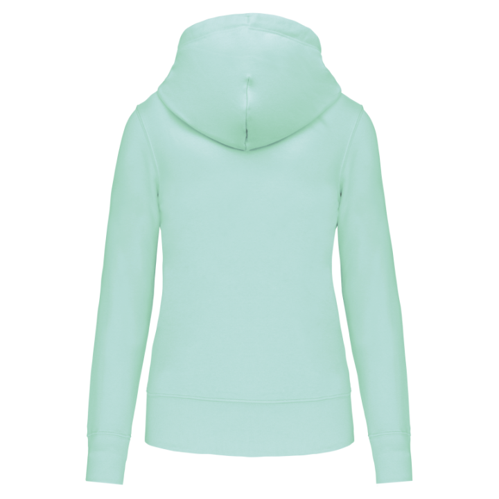 Sweat-shirt à capuche femme tissu écoresponsable