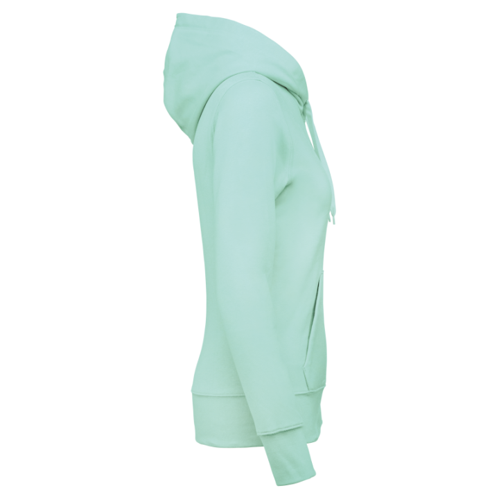 Sweat-shirt à capuche femme tissu écoresponsable