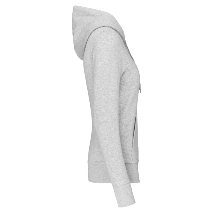 Sweat-shirt à capuche femme tissu écoresponsable