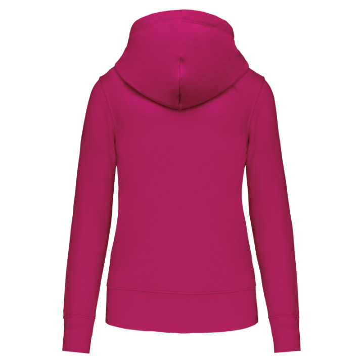 Sweat-shirt à capuche femme tissu écoresponsable