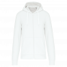 Sweat-shirt zippé à capuche homme tissu écoresponsable