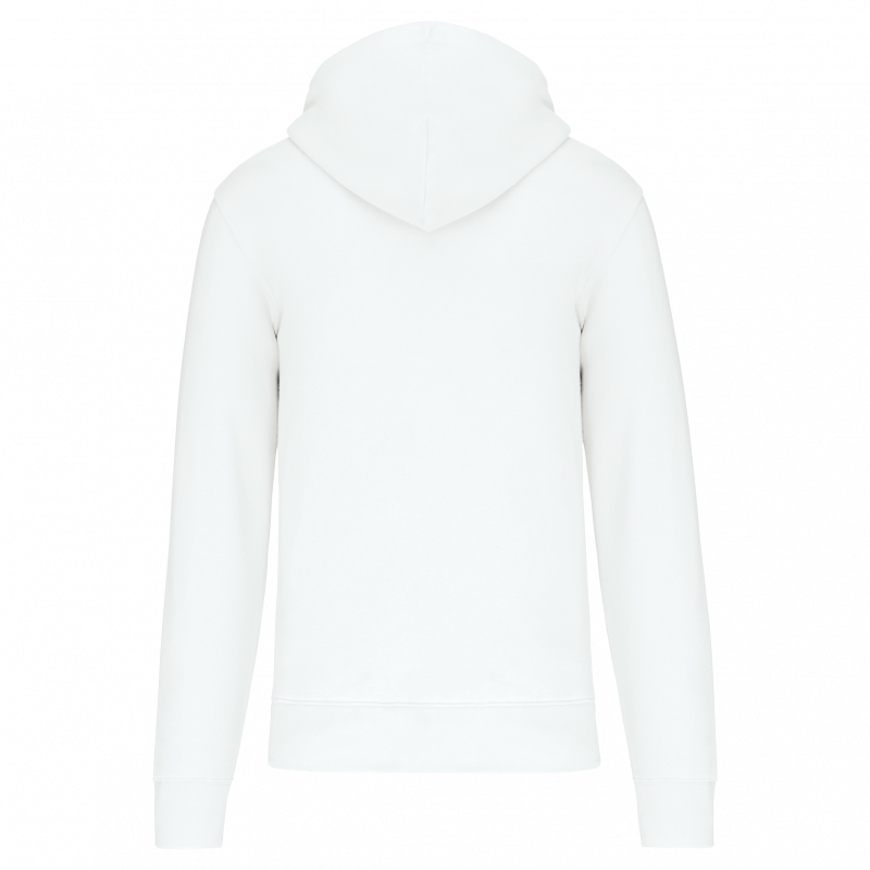 Sweat-shirt zippé à capuche homme tissu écoresponsable