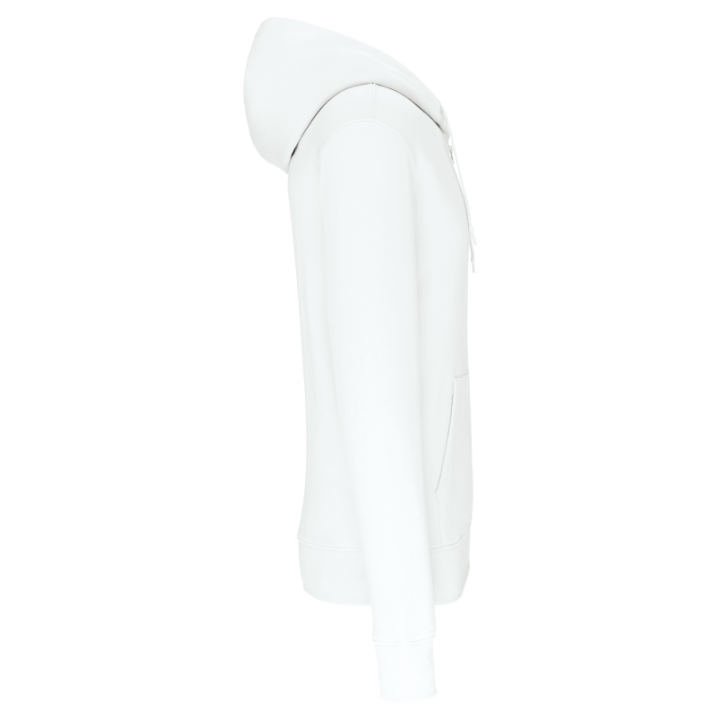 Sweat-shirt zippé à capuche homme tissu écoresponsable