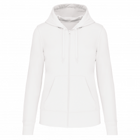 Sweat-shirt zippé à capuche pour femme avec tissu écoresponsable (2)