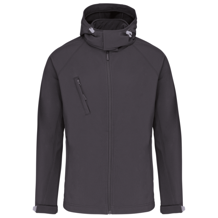 Veste homme à capuche en Softshell
