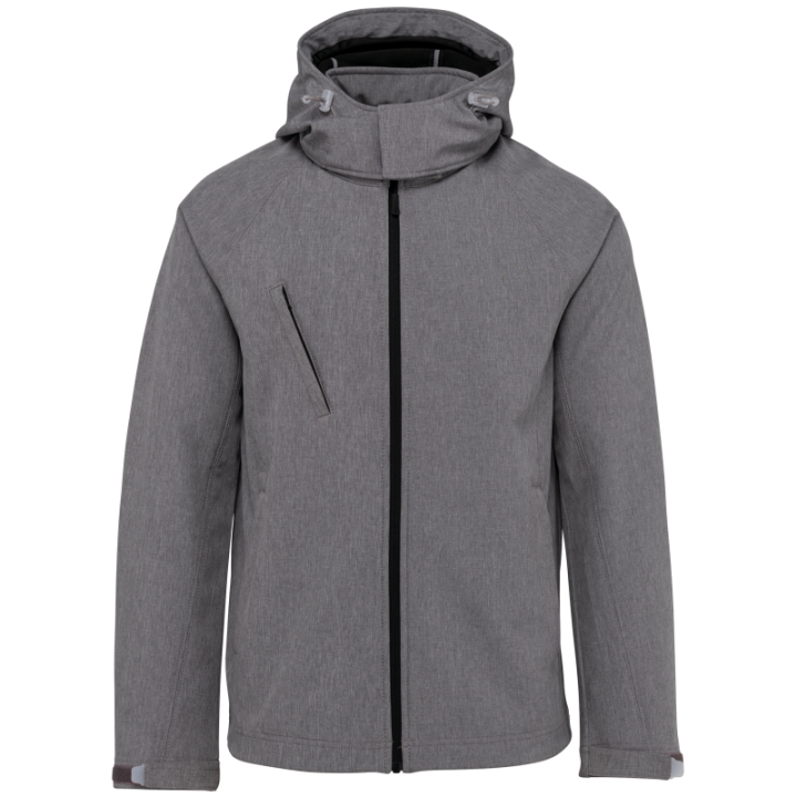 Veste homme à capuche en Softshell