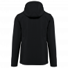 Veste softshell unisexe à capuche avec manches amovibles