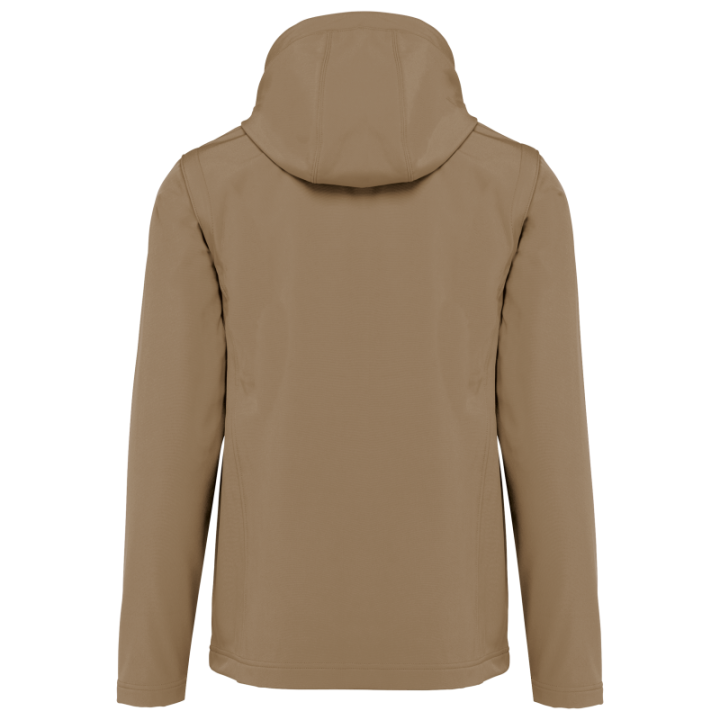 Veste softshell unisexe à capuche avec manches amovibles