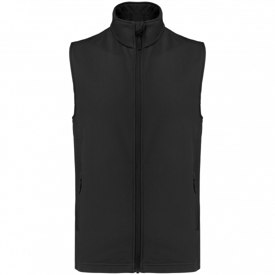Bodywarmer softshell écoresponsable 2 couches unisexe