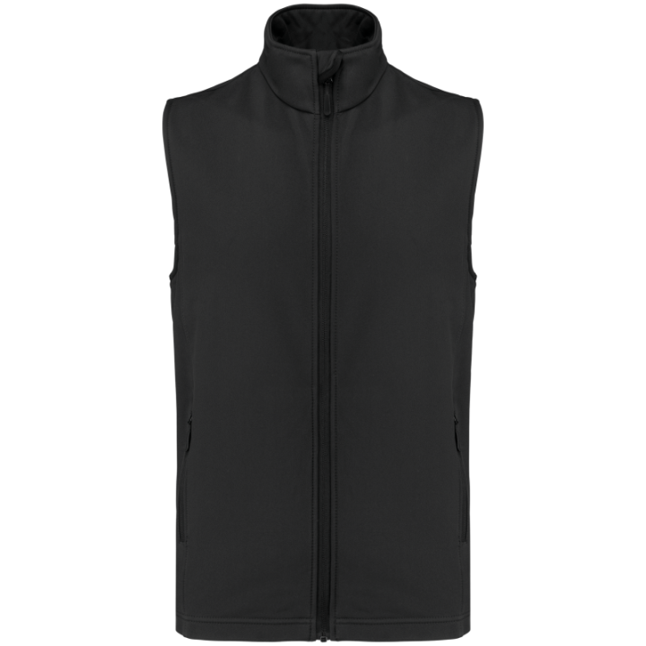 Bodywarmer softshell écoresponsable 2 couches unisexe