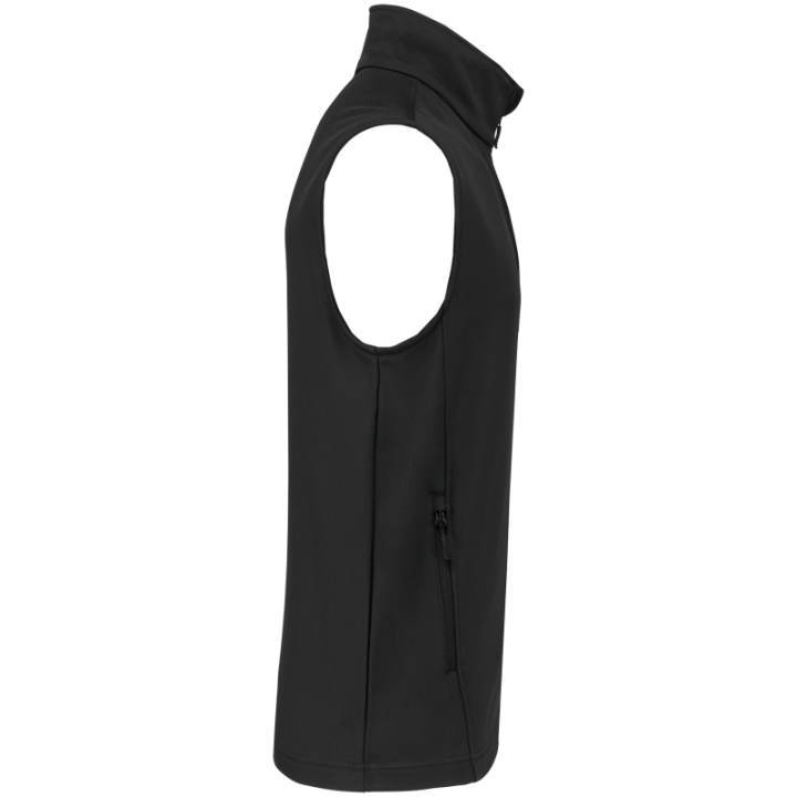 Bodywarmer softshell écoresponsable 2 couches unisexe