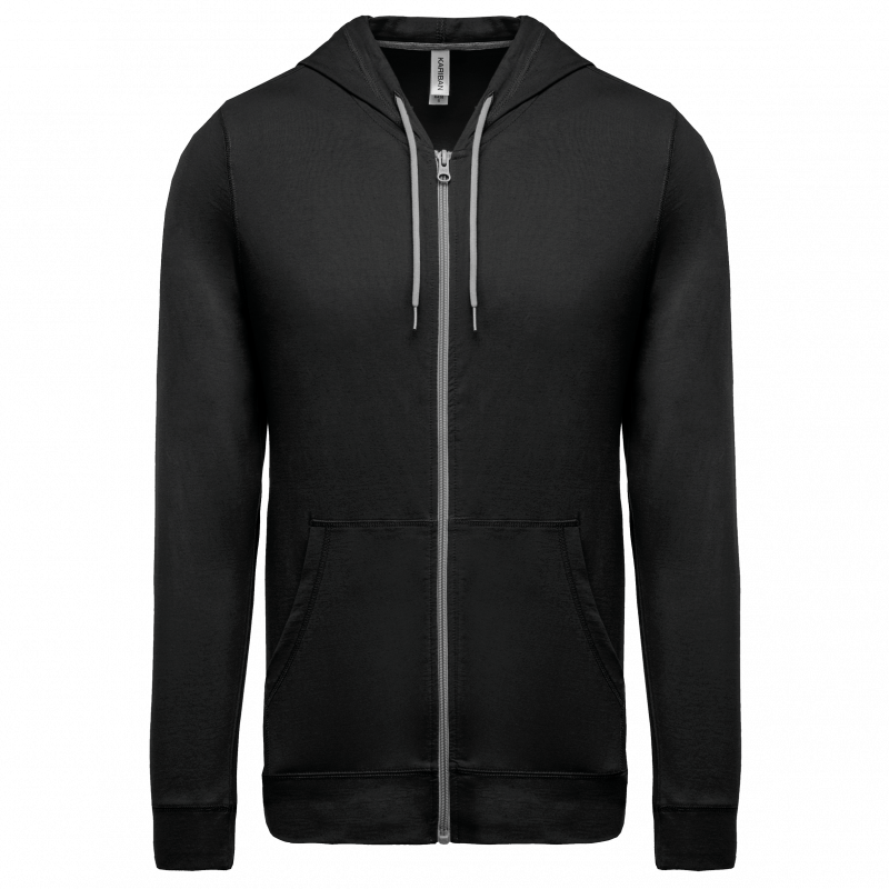 Veste coton légère à capuche