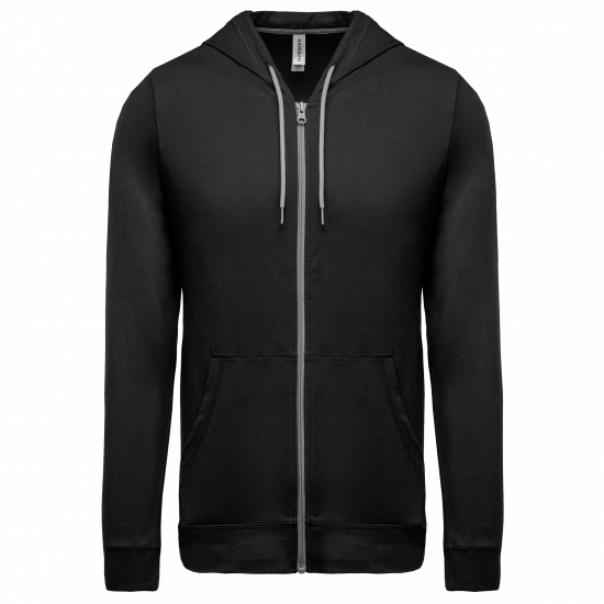 Veste coton légère à capuche