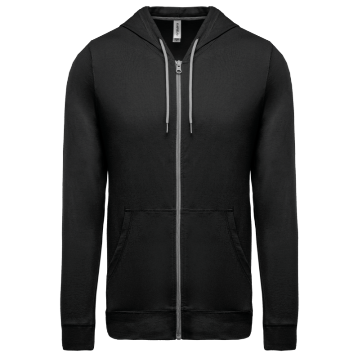 Veste coton légère à capuche