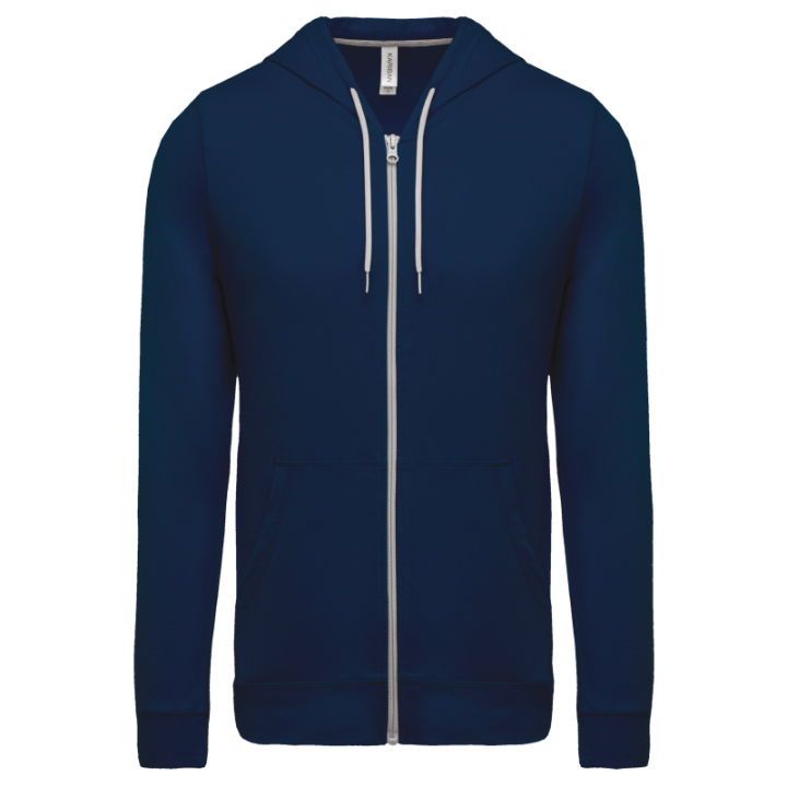 Veste coton légère à capuche