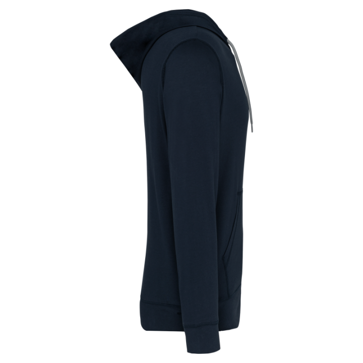 Veste coton légère à capuche
