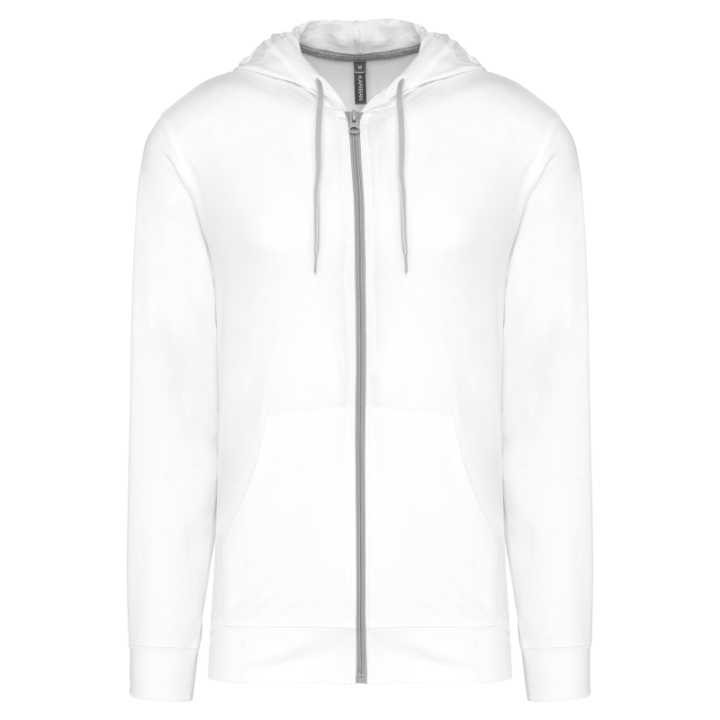 Veste coton légère à capuche