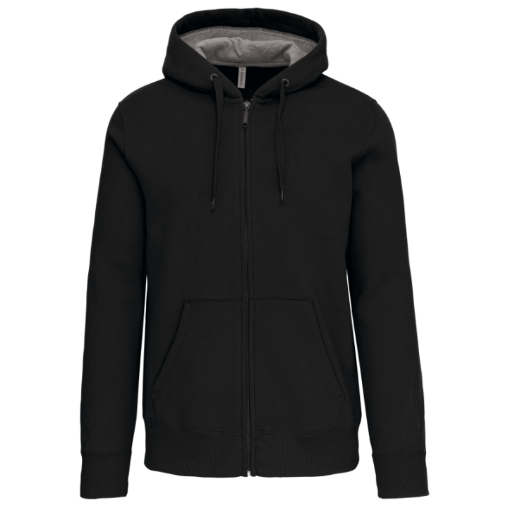 Sweat-shirt zippé capuche Kariban