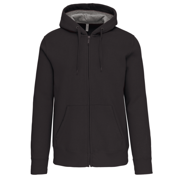 Sweat-shirt zippé capuche Kariban