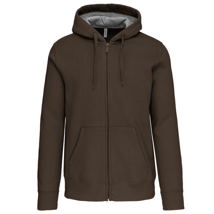 Sweat-shirt zippé capuche Kariban