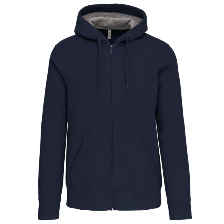 Sweat-shirt zippé capuche Kariban