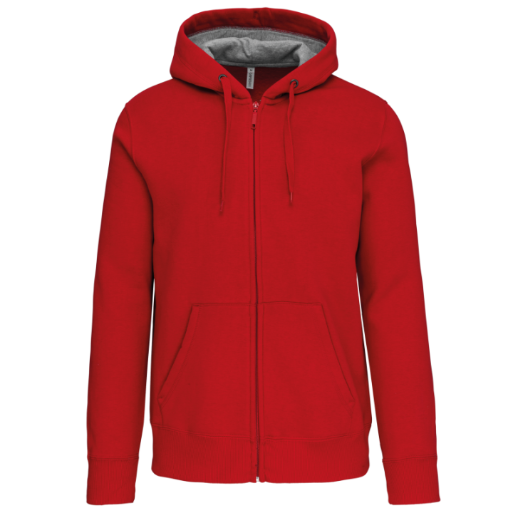 Sweat-shirt zippé capuche Kariban