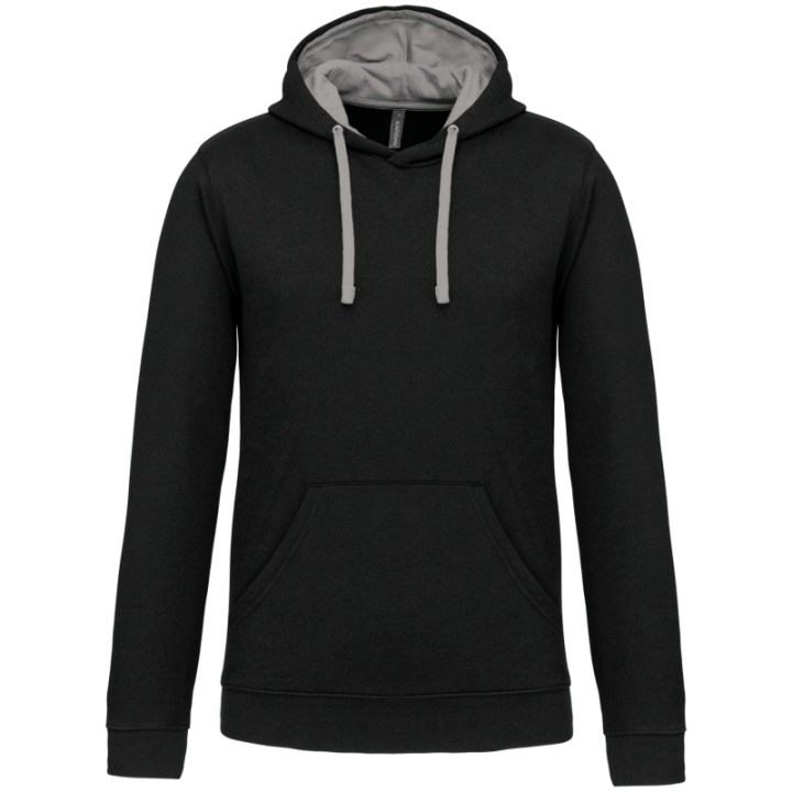 Sweat à capuche unisexe contrastée Kariban