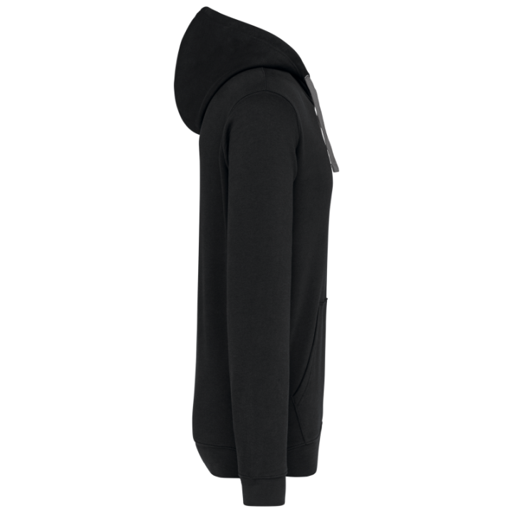 Sweat à capuche unisexe contrastée Kariban