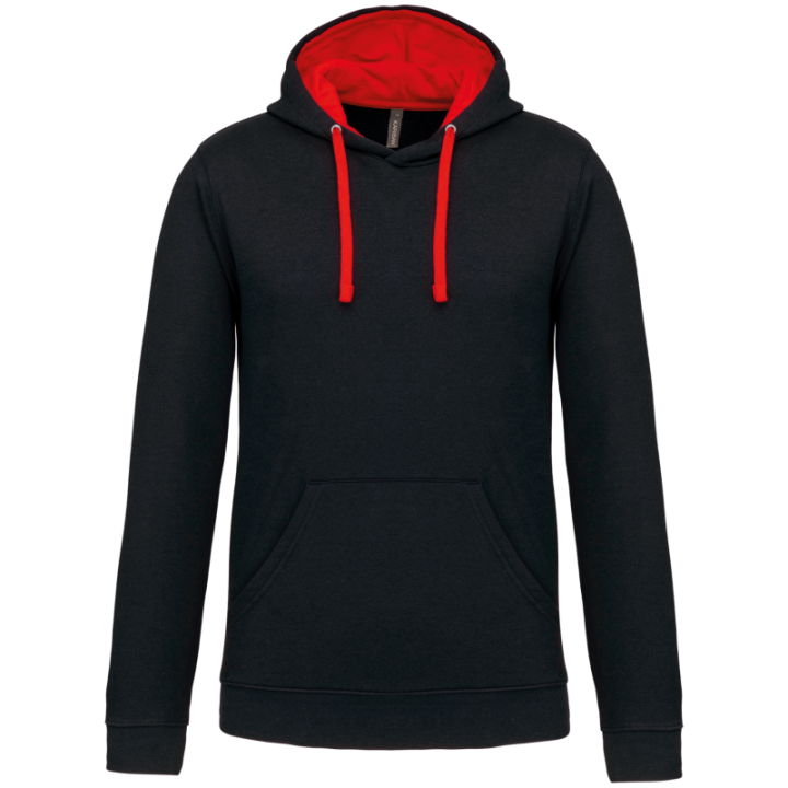 Sweat à capuche unisexe contrastée Kariban