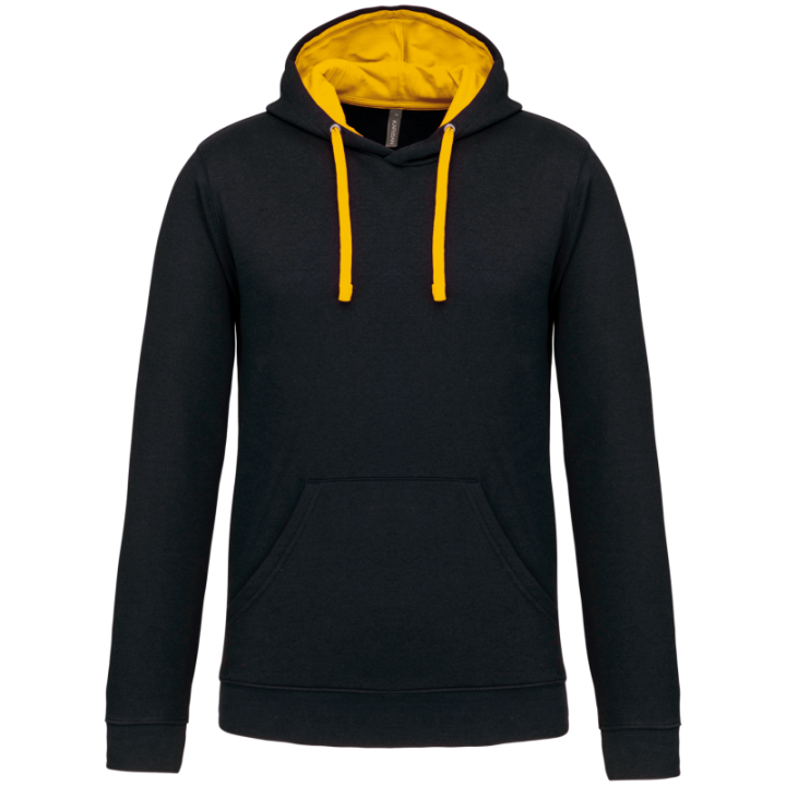 Sweat à capuche unisexe contrastée Kariban