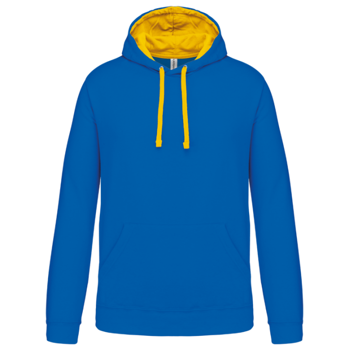 Sweat à capuche unisexe contrastée Kariban