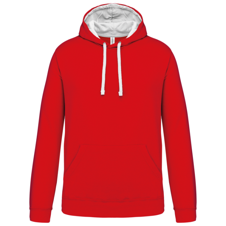 Sweat à capuche unisexe contrastée Kariban