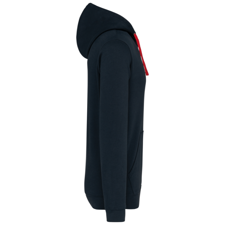 Sweat à capuche unisexe contrastée Kariban