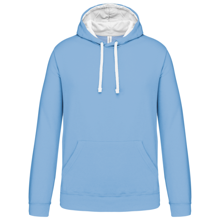 Sweat à capuche unisexe contrastée Kariban