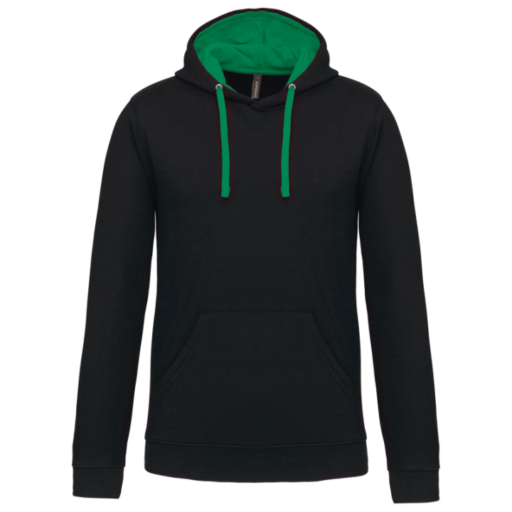 Sweat à capuche unisexe contrastée Kariban