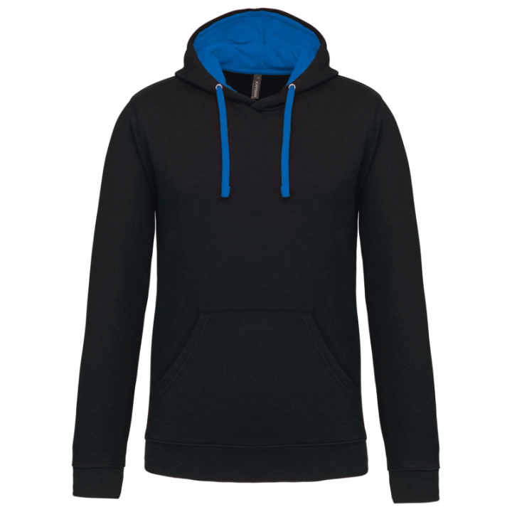Sweat à capuche unisexe contrastée Kariban