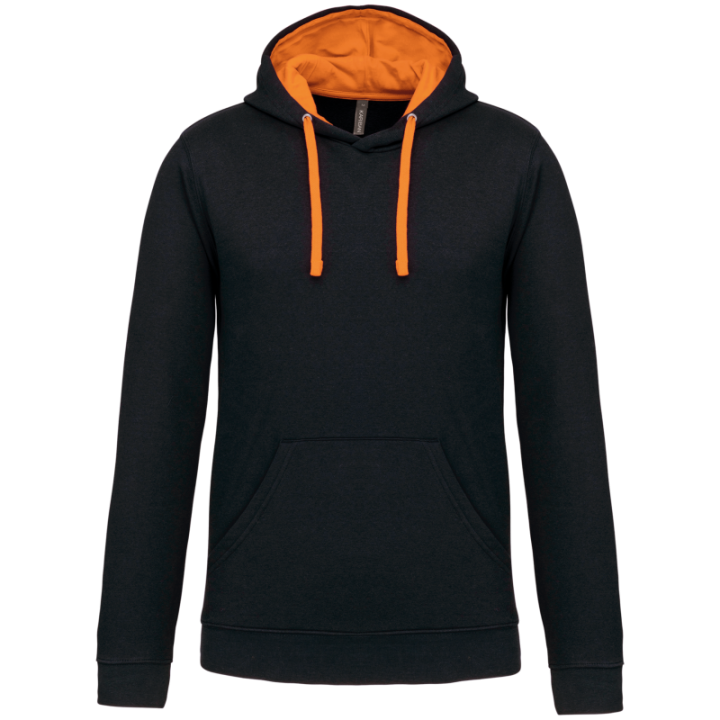 Sweat à capuche unisexe contrastée Kariban