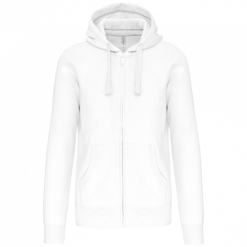 Sweat-shirt capuche zippé unisexe Sweat-shirt capuche zippé unisexe