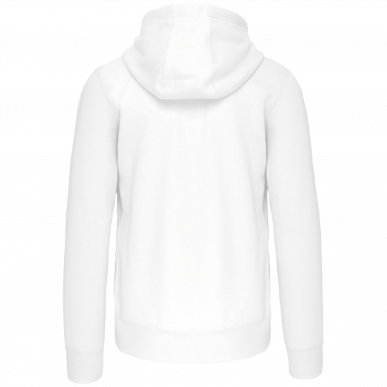Sweat-shirt capuche zippé unisexe