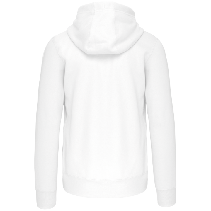 Sweat-shirt capuche zippé unisexe