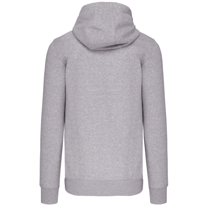 Sweat-shirt capuche zippé unisexe