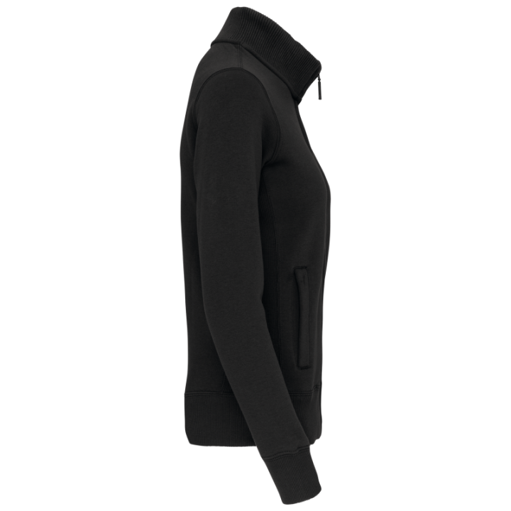 Veste molleton zippée femme