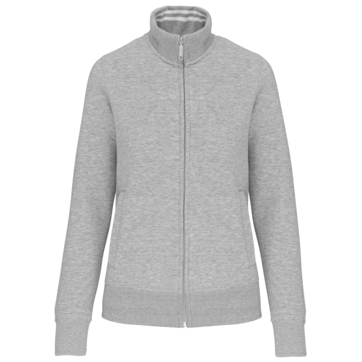 Veste molleton zippée femme